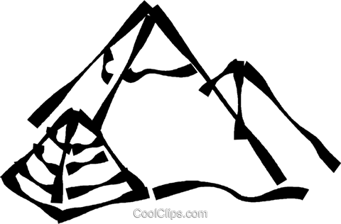 Pyramid Royalty Free Vector Clip Art Illustration - Pyramid Royalty Free Vector Clip Art Illustration (480x316)