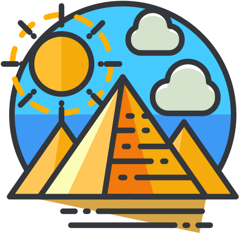 Pyramids Icon - Icon (512x512)