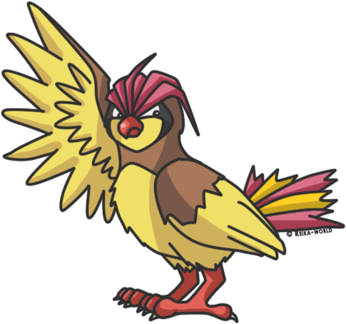 017 Pidgeotto By Reika-world - Pidgeotto (508x480)