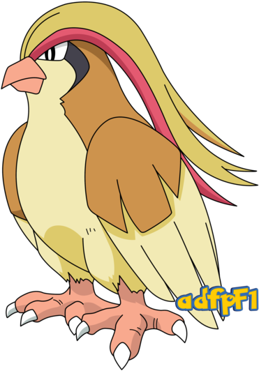 018 Pidgeot By Adfpf1 - Pokemon Trainer Kenny Adfpf1 (400x557)