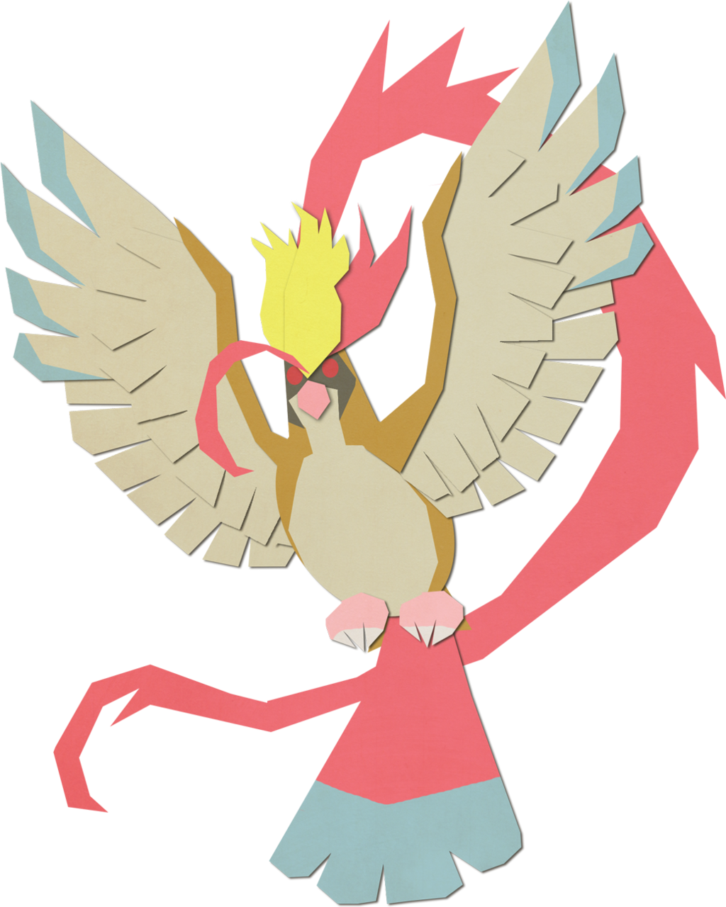 Mega Pidgeot By Paprik-a - Mega Pidgeot Pokemon Go (1024x1280)