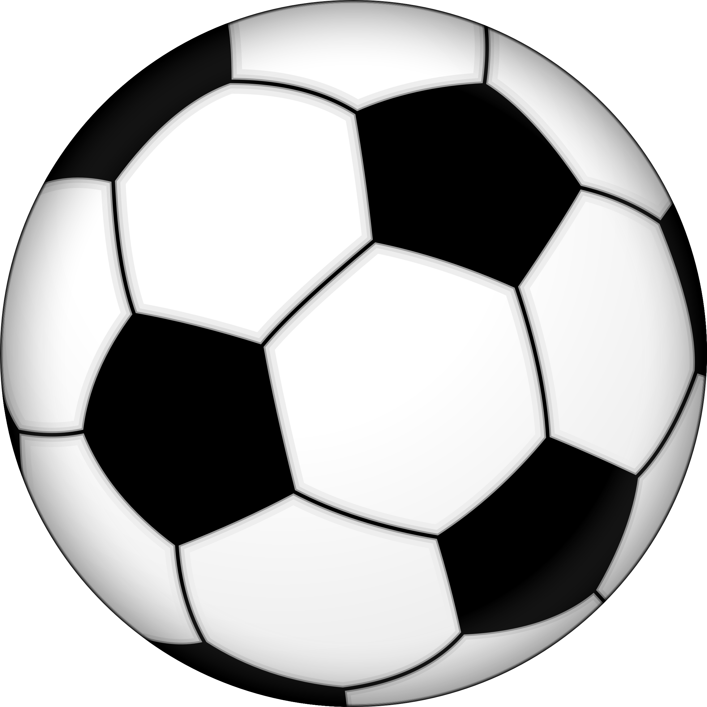 Soccer Ball Soccer Clip Art - Draw A Soccer Ball (1024x1024)