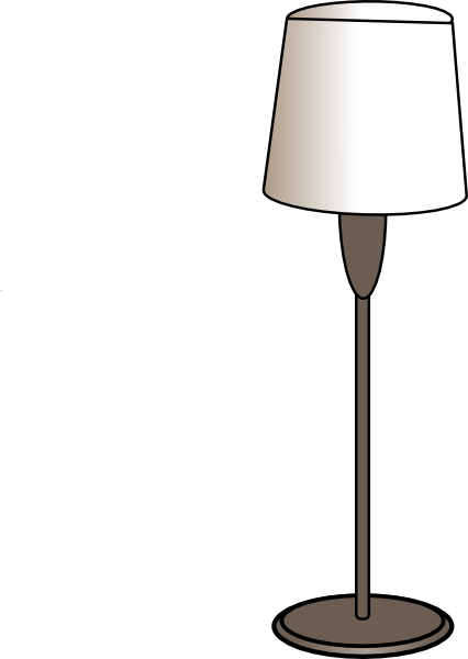 Floor Lamp Clip Art (426x600)