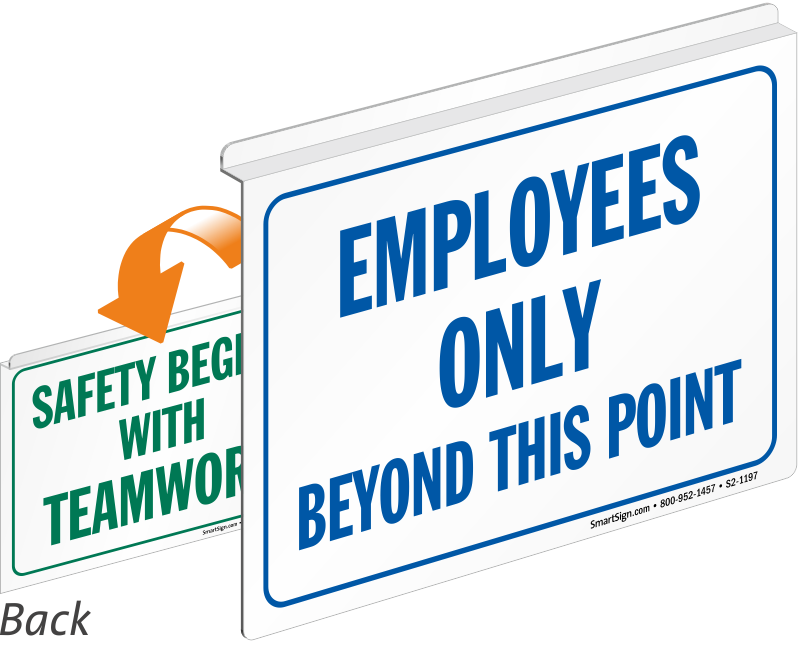 Employees Only Safety Begins With Teamwork Sign - International Brotherhood Of Teamsters (800x645)