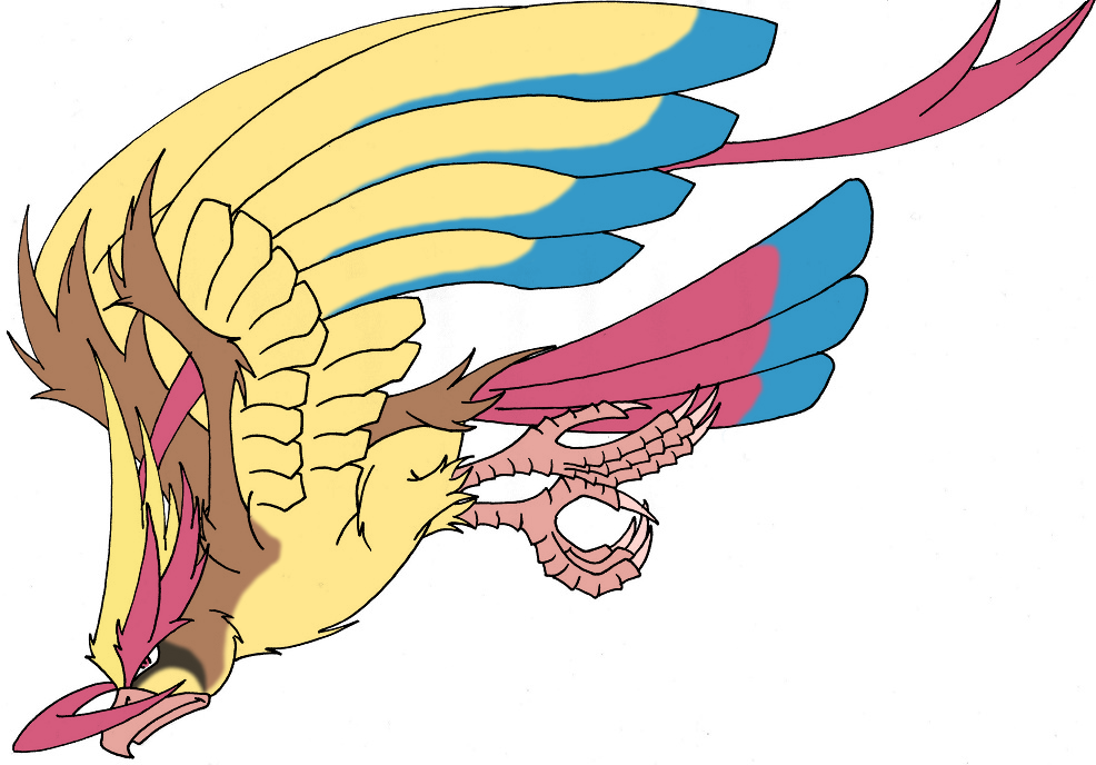 018 Mega Pidgeot By Kuruttra - Manga (986x688)