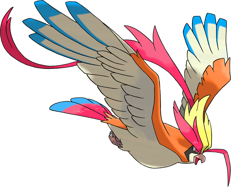 10018 Shiny Mega Pidgeot - Mega Pigeot (800x648)