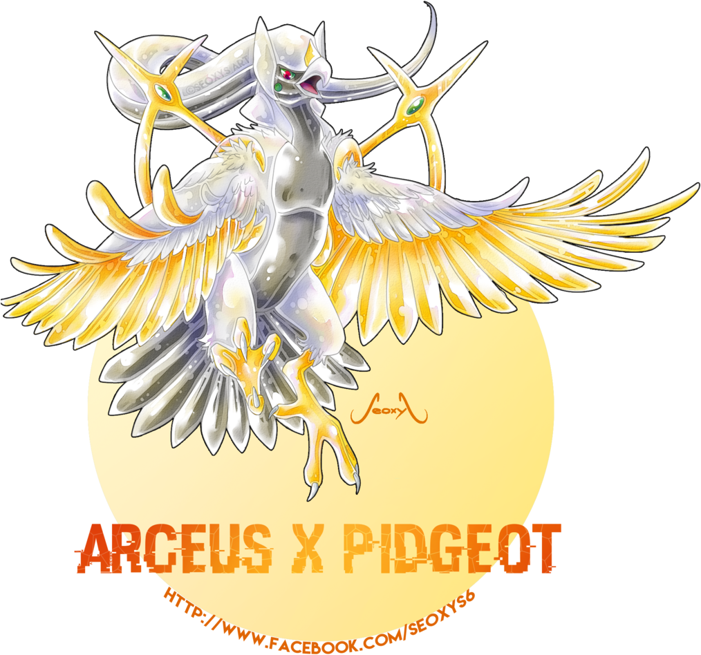 Arceus X Pidgeot By Seoxys6 Arceus X Pidgeot By Seoxys6 - Pokemon Arceus Fusions (1024x1002)