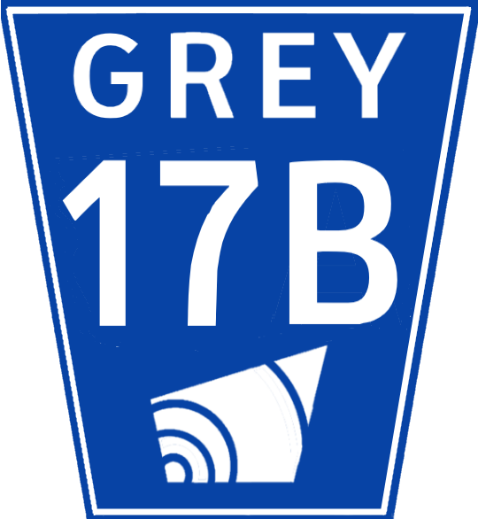 Grey Road 17b Sign - Grey Road 17b Sign (540x586)