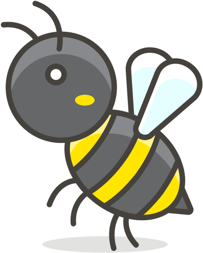 Wasp, Bee, Animal, Insect Icon - Insecto Emoji (512x512)