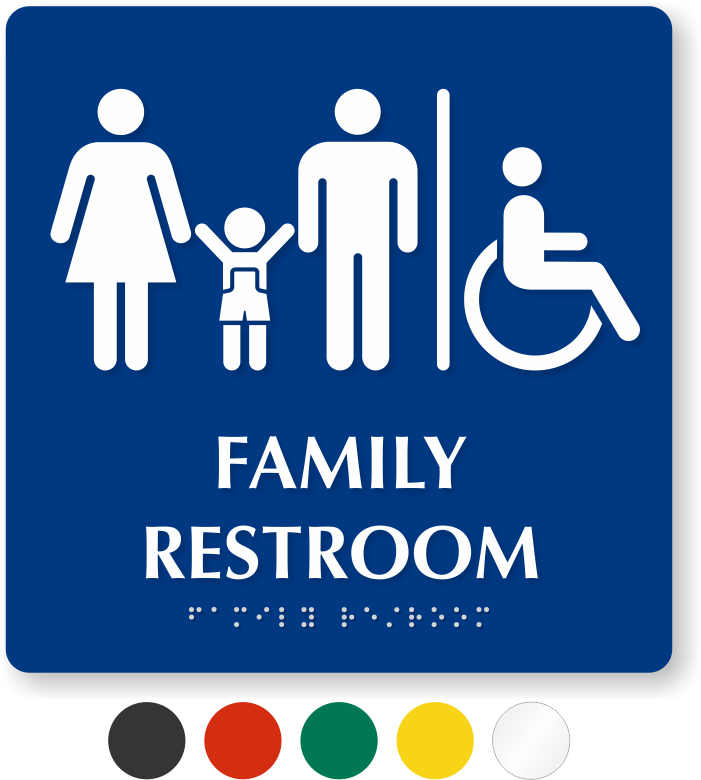 Family Restroom Sign Vector (800x800)