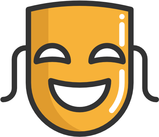 Awesome Theater Clip Art Download Theatre Free - Smiley (512x512)