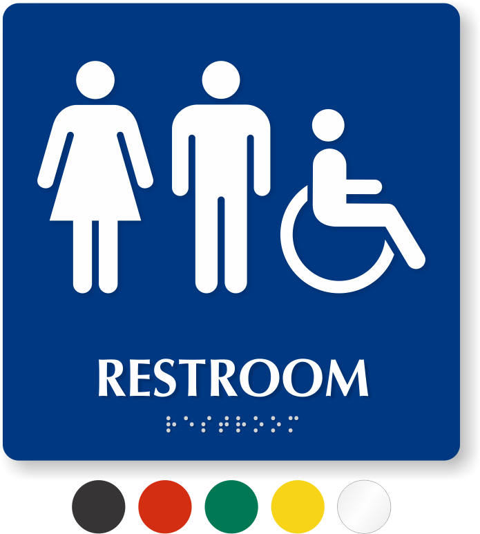 Accessible Restroom Symbol - Restroom Sign (800x800)