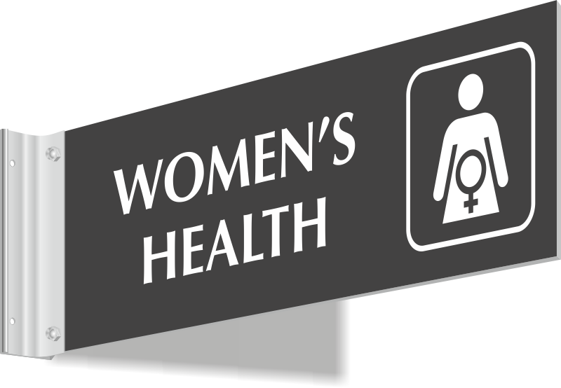 Bathroom Sign For Door Women's Health Signs - Nurse Station Sign (800x554)