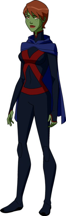 Featuring A New Superboy Costume, Beast Boy, Blue Beetle - Young Justice Miss Martian (232x750)