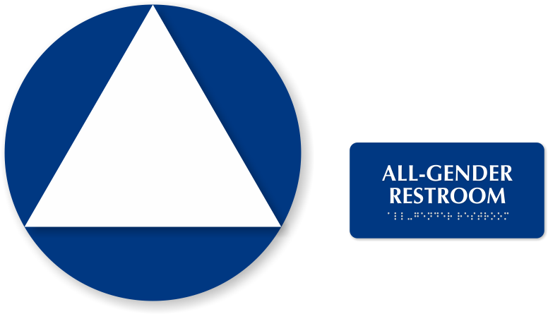 California Wall Door All-gender Restroom, 2 Signs/kit - Guide To Gender By Sam Killermann (800x529)