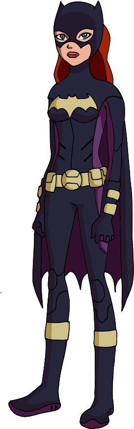 Batgirl Young Justice Costume - Young Justice Bat Girl (343x912)