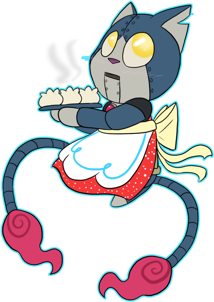 Dumpling Cat By Luckynight48 - Cat (743x1074)