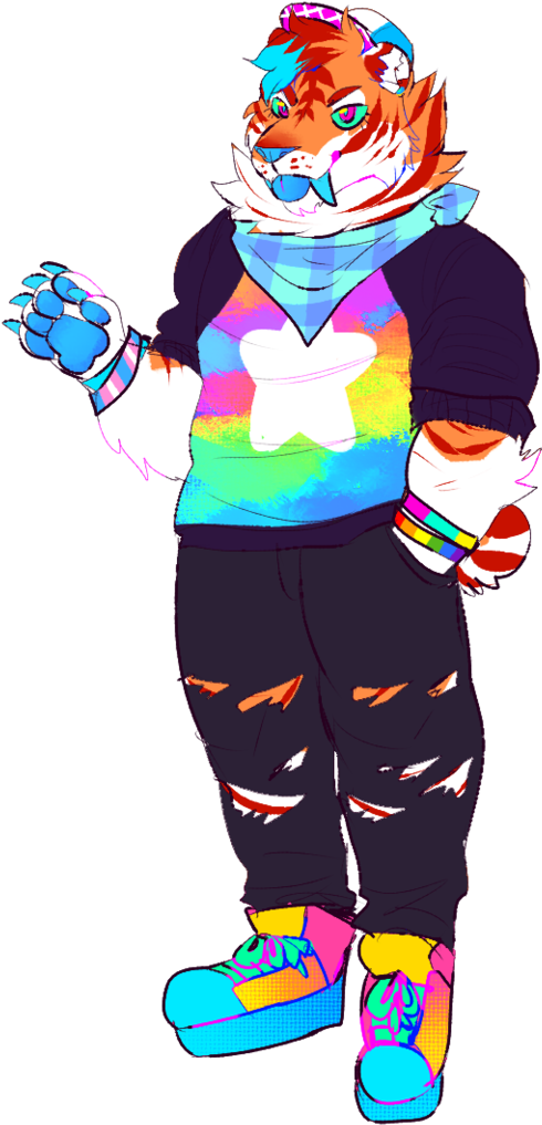 I Made Another Fursona And He's A Big Boy By Neon-fangs - Costume (769x1038)