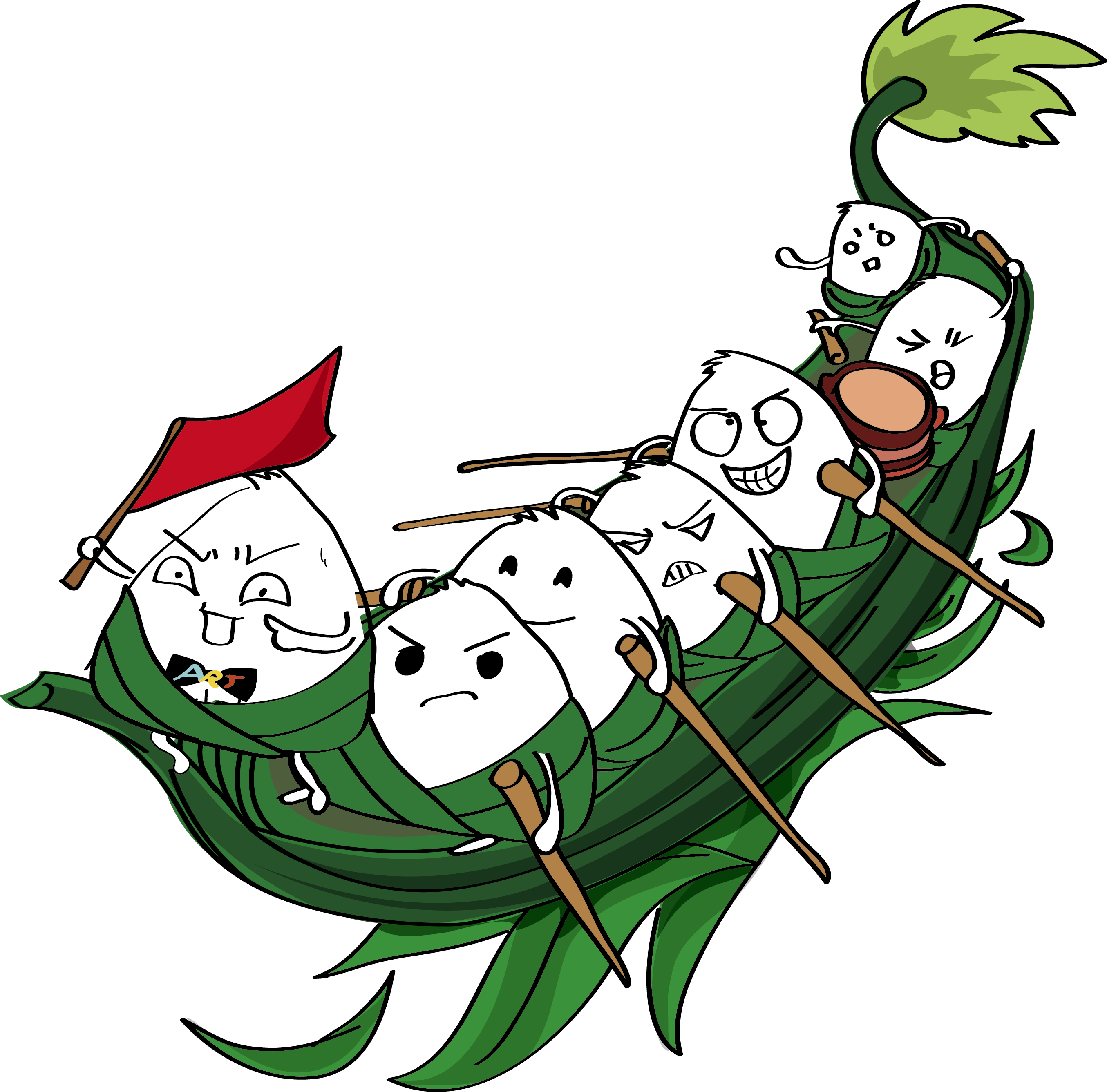 Dragon Boat Festival Zongzi U7aefu5348 Bateau-dragon - Dragon Boat (2709x2673)