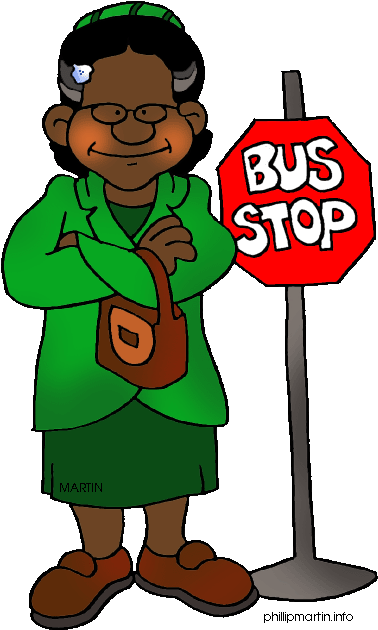 African American Grandmother Clipart - Rosa Parks Clip Art (411x648)