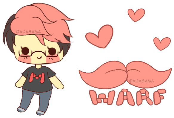 Markiplier Stickers By Ajasama - Cute Chibi Markiplier (675x454)