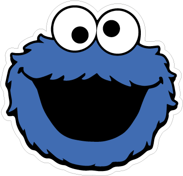 Clipart 52365 - Cookie Monster Cut Out (640x480)