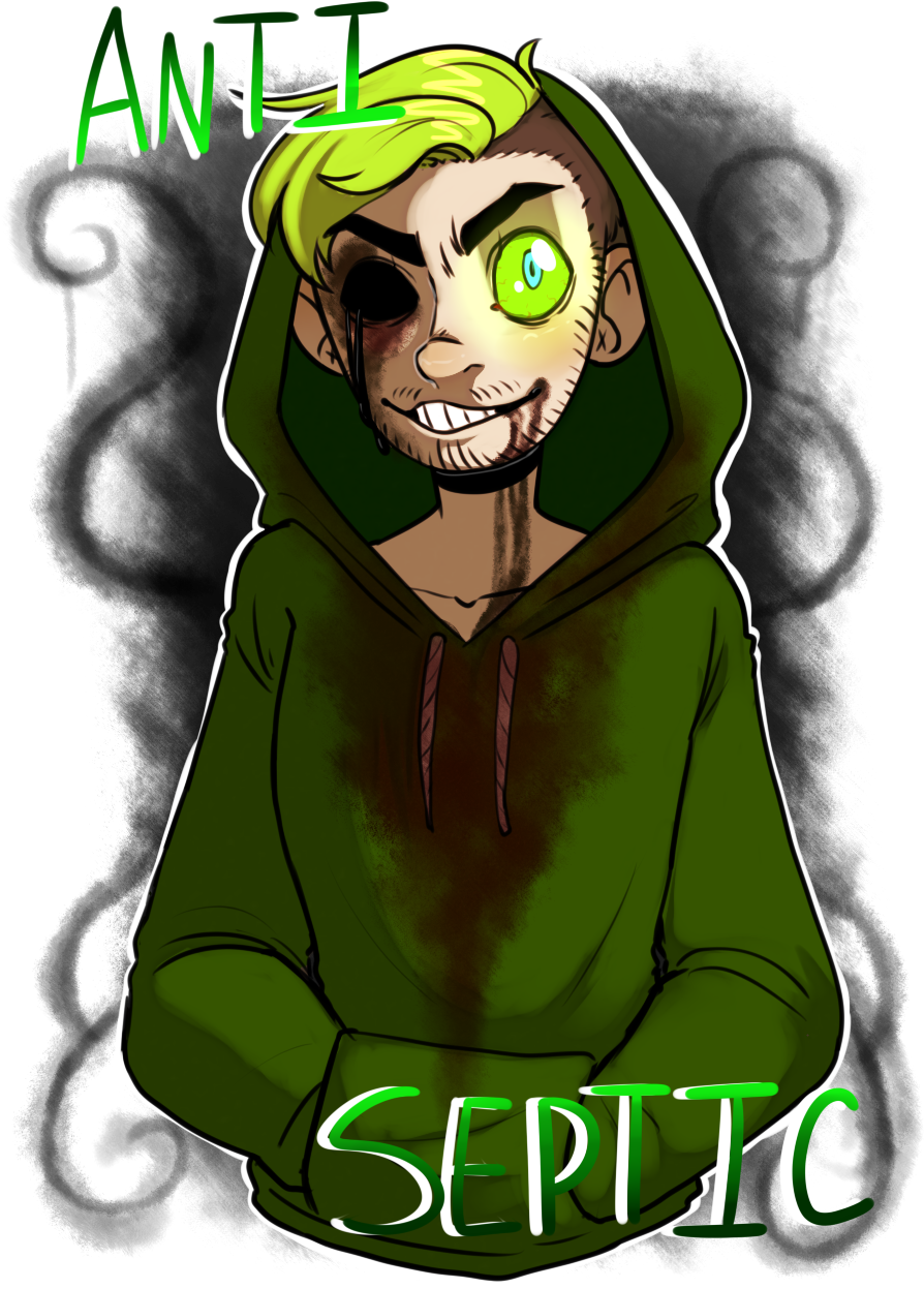 Antiseptic By Bucket Of Cute - Antisepticeye Chibi (900x1300)