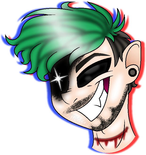 Antisepticeye Fanart - Female Antisepticeye Transparent (665x716)