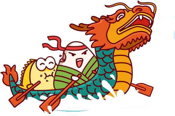 Zongzi Dragon Boat Festival Bateau-dragon Cartoon - 端午 节 海报 (644x505)