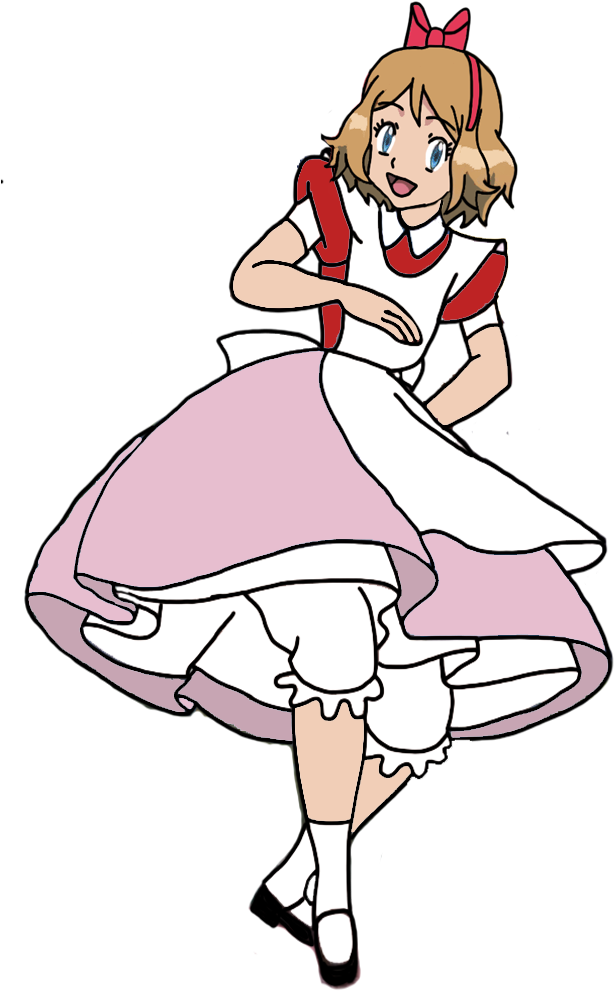 Serena As Alice Twirling By Darthranner83 - Cartoon (782x990)