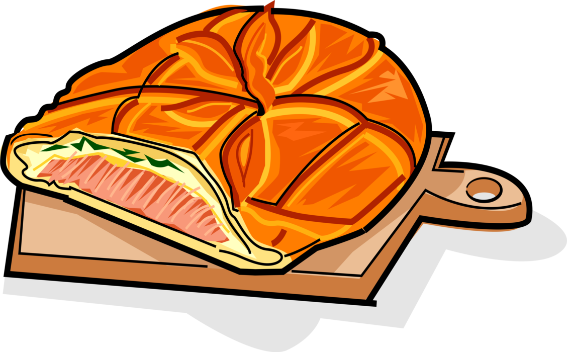 Vector Illustration Of Russian Cuisine Pierogi Varenyky - Vector Illustration Of Russian Cuisine Pierogi Varenyky (1128x700)