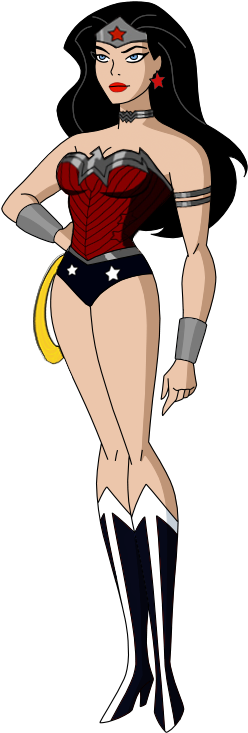 Jl Wonder Woman New 52 By Alexbadass - Black Canary Justice League Unlimited (400x800)