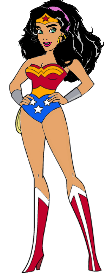 Esmeralda As Wonder Woman By Darthranner83 - Kim Possible Character Hot (466x992)