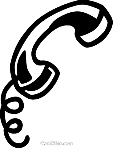 Receiver Clipart Transparent - Telefonhörer Clipart (367x480)