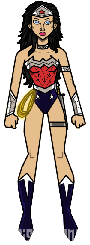 Wonder Woman By Parisnjones - Cartoon (600x900)
