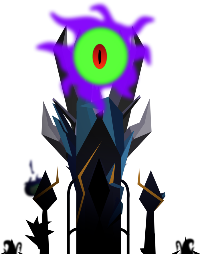 Lord Of The Rings Clipart Sauron - King Sombra Vs Sauron (774x1024)