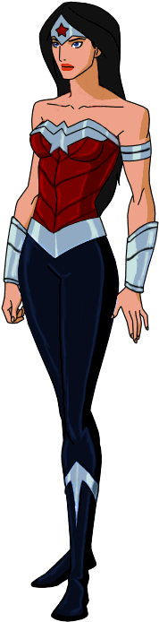 Wonder Woman New 52 Justice League For Kids - New 52 Wonder Woman Animated (400x800)
