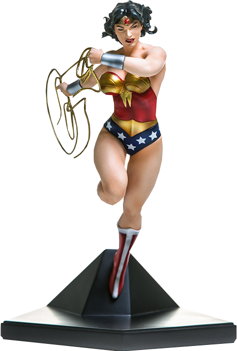 Dc Comics Statue Wonder Woman - Wonder Woman Comics Iron Studios (480x690)