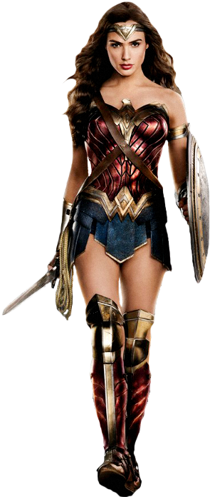 Wonder Woman Png Justice League Promotional By Bp251 - Halloween Batman V Superman Wonder Woman Diana Prince (300x712)