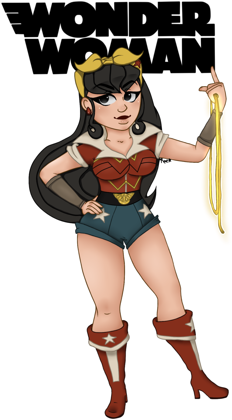 Bombshell Wonder Woman By Rachel-sarah - World According To Wonder Woman By Matthew K. Manning (1024x1485)