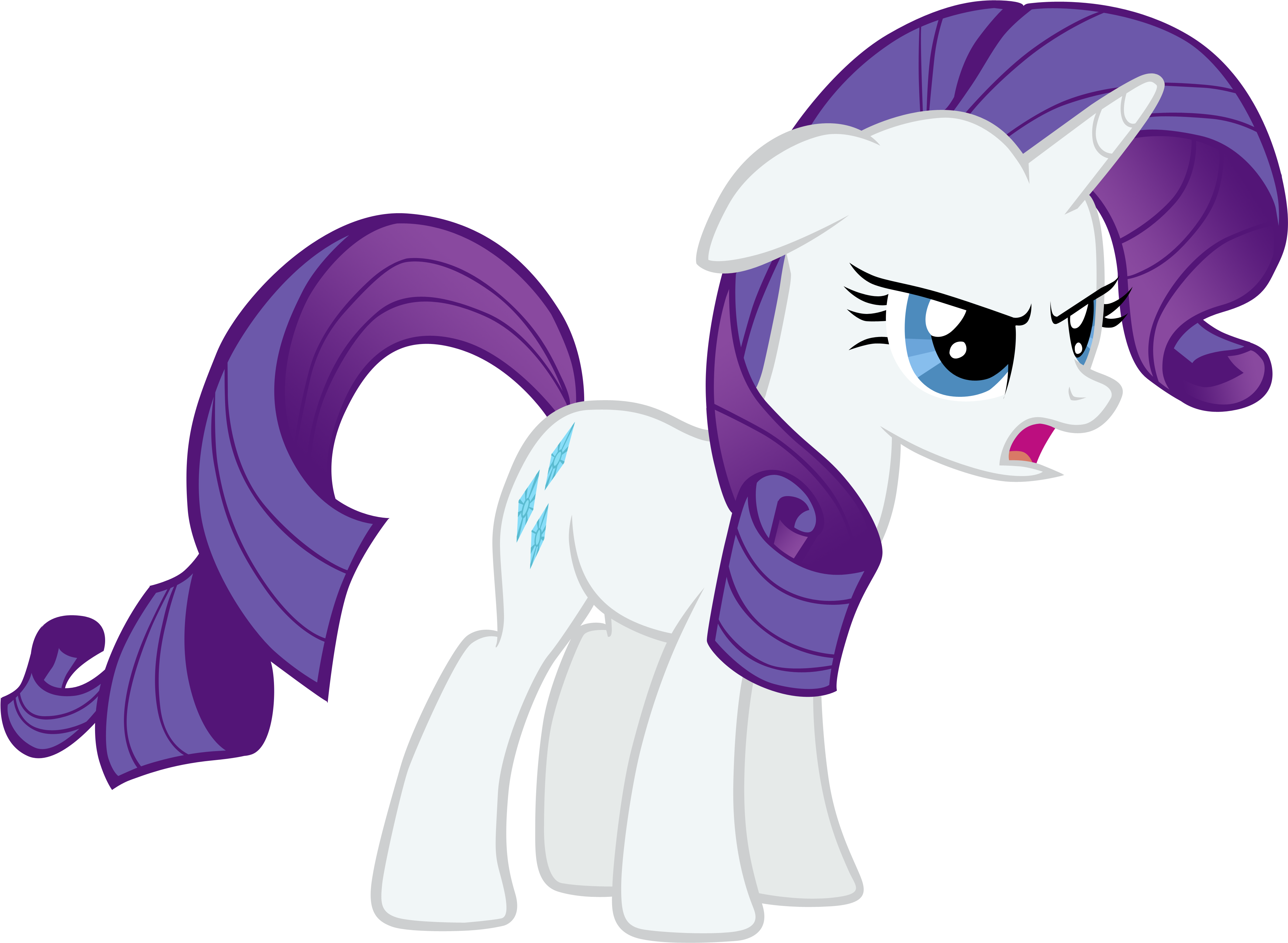 Mlp Rarity Mad - Little Pony Friendship Is Magic (4304x3150)