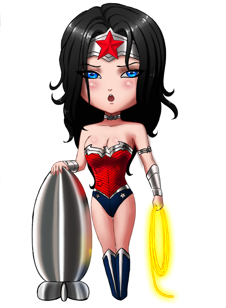Chibi Wonder Woman By Maximiliandraco - Wonder Woman (755x1058)