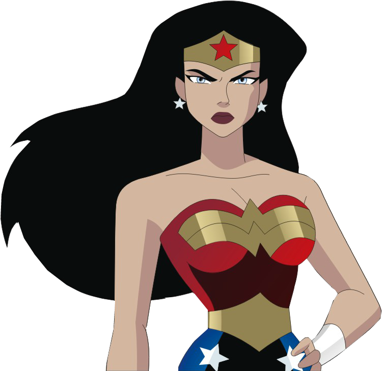 Dcau Wonder Woman Render By Markellbarnes360-da2bznh - Wonder Woman Vector Art (772x731)