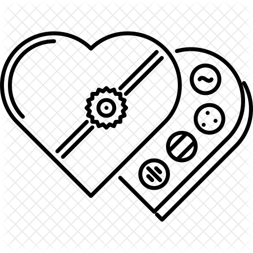 Chocolate Box Icon - Chocolate Box Icon (512x512)