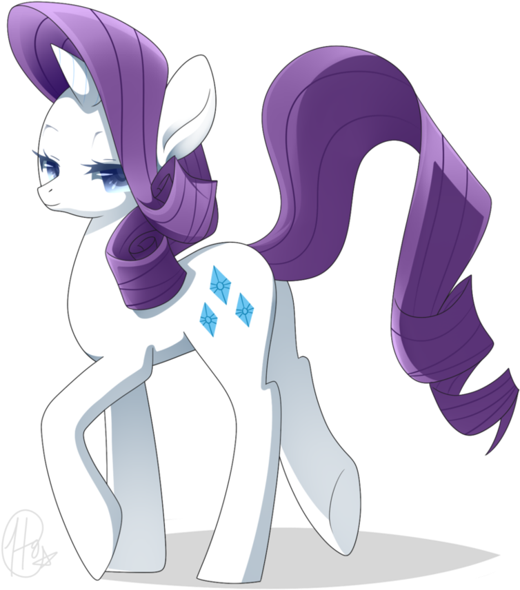 Rarity By Haydee - Mlp Rarity Fanart (854x936)