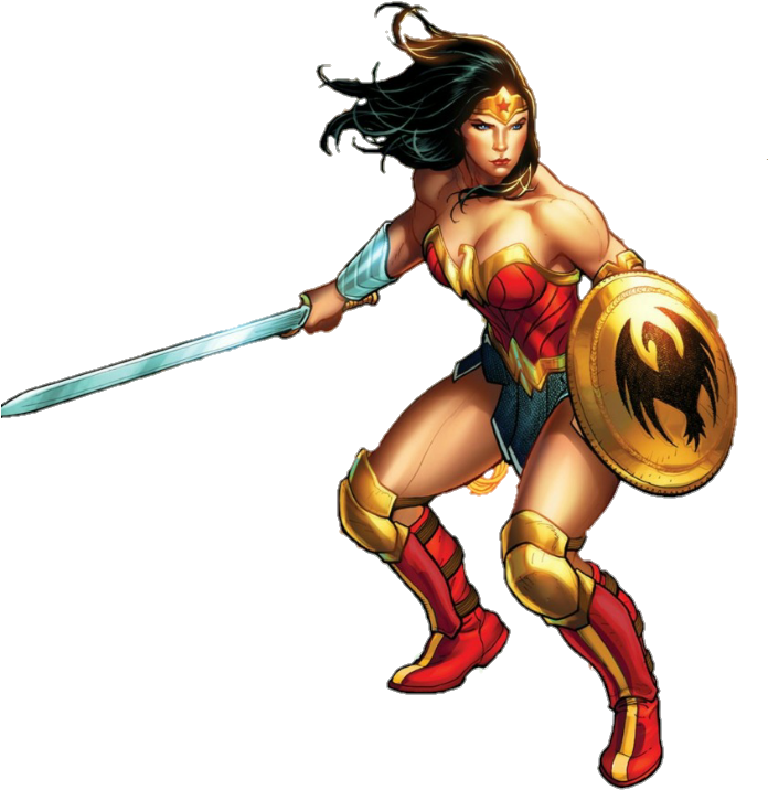 Wonder Woman Png - Wonder Woman: Her Greatest Battles (695x782)