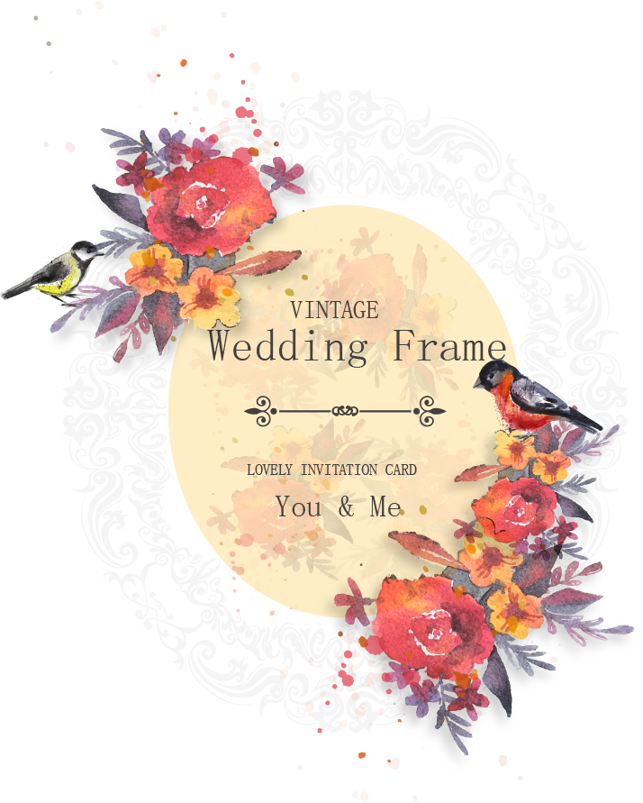 Wedding Invitation Flower - Flower Wedding Vector Png (714x891)