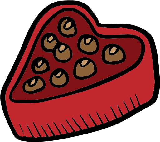 Chocolate Box Free Icon - Chocolate (512x512)