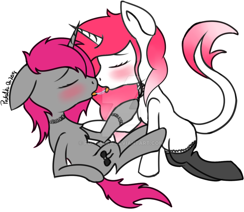 Puchalka, Blushing, Choker, Clothes, Collar, Drool, - Cartoon (1024x890)