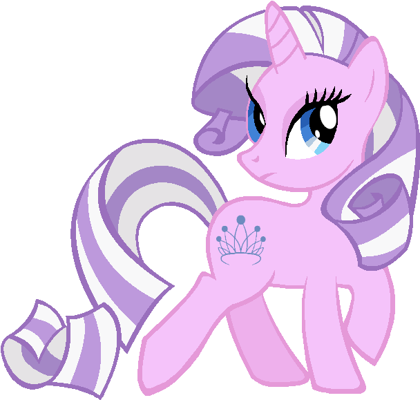 Rarity In Diamond Tiara's Colors By Colossalstinker - My Little Pony Rarity (652x600)